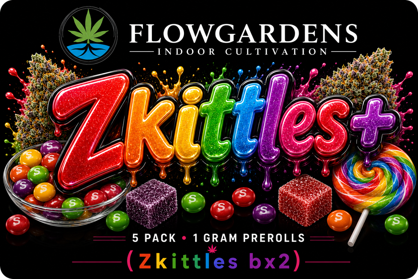 FlowRolls 5-Pack (1g Each)
