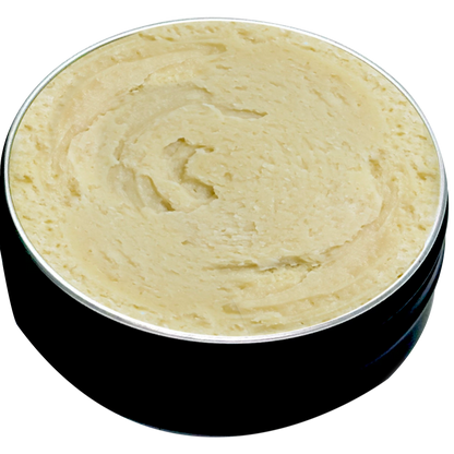 F-Balm body rub container with balm inside